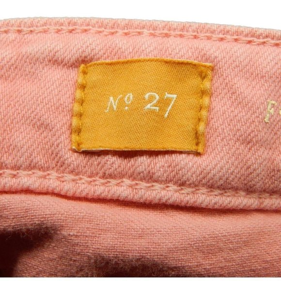 Pilcro and Letterpress No. 27 Mid Rise Shorts Pink Women's Pink Size 27 - Picture 4 of 13